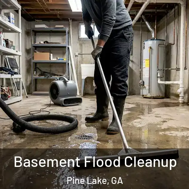  Basement Flood Cleanup Pine Lake, GA