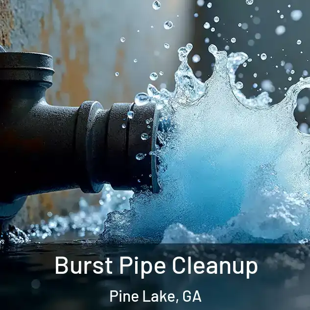  Burst Pipe Cleanup Pine Lake, GA