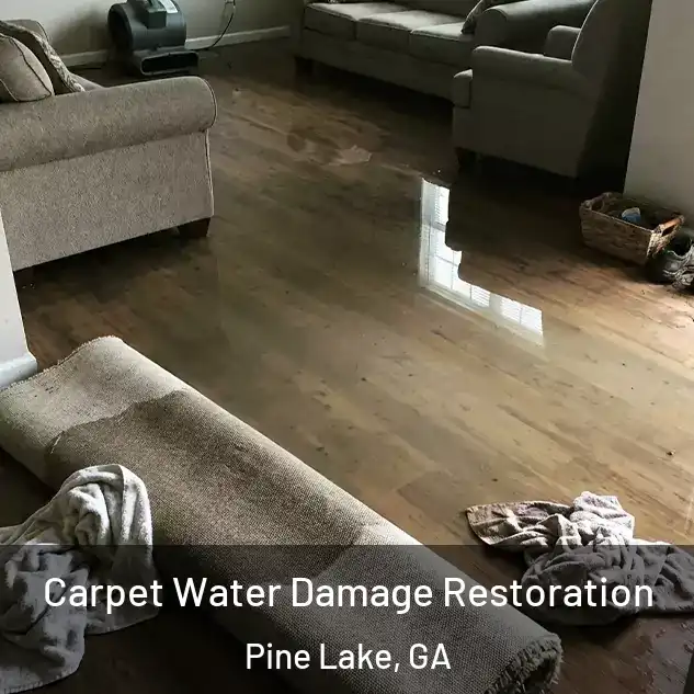  Carpet Water Damage Restoration Pine Lake, GA