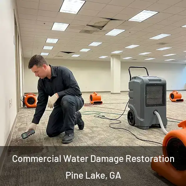  Commercial Water Damage Restoration Pine Lake, GA