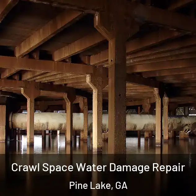  Crawl Space Water Damage Repair Pine Lake, GA