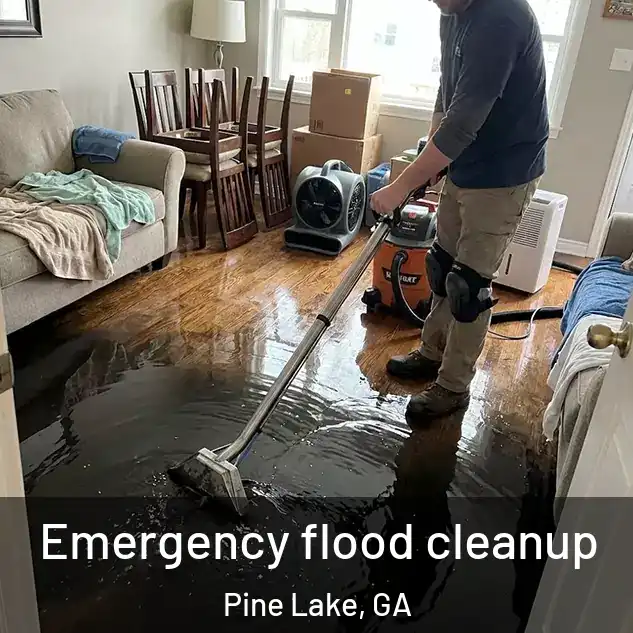  Emergency flood cleanup Pine Lake, GA