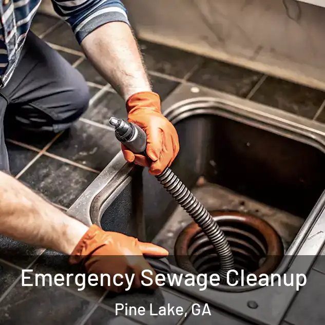  Emergency Sewage Cleanup Pine Lake, GA