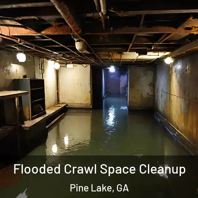  Flooded Crawl Space Cleanup Pine Lake, GA