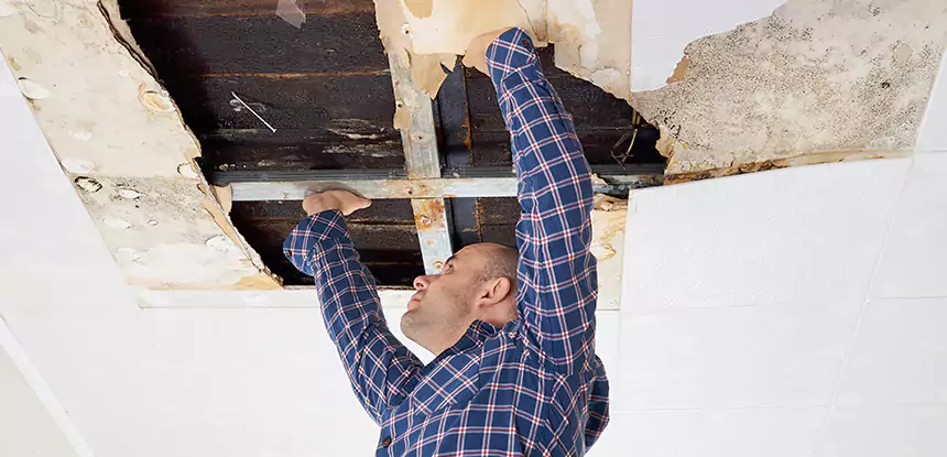 Attic Wood Rot Repair in Pine Lake