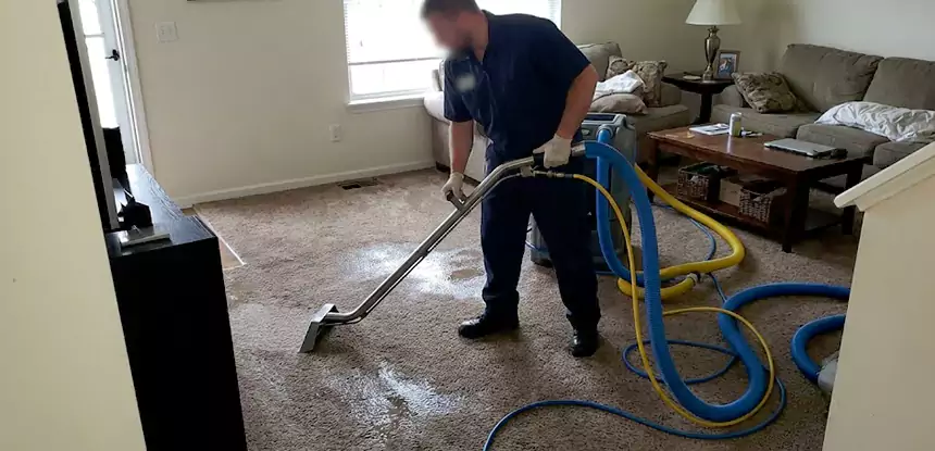 Flooded Basement Carpet Cleanup Pine Lake 