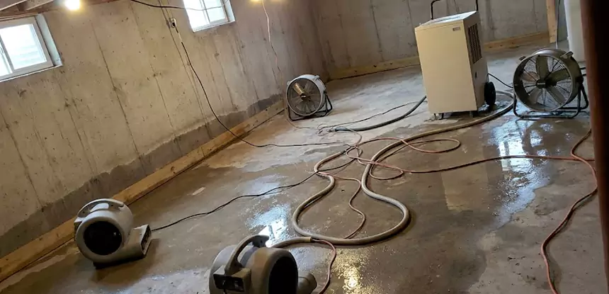 Large-Scale Water Damage Cleanup in Pine Lake
