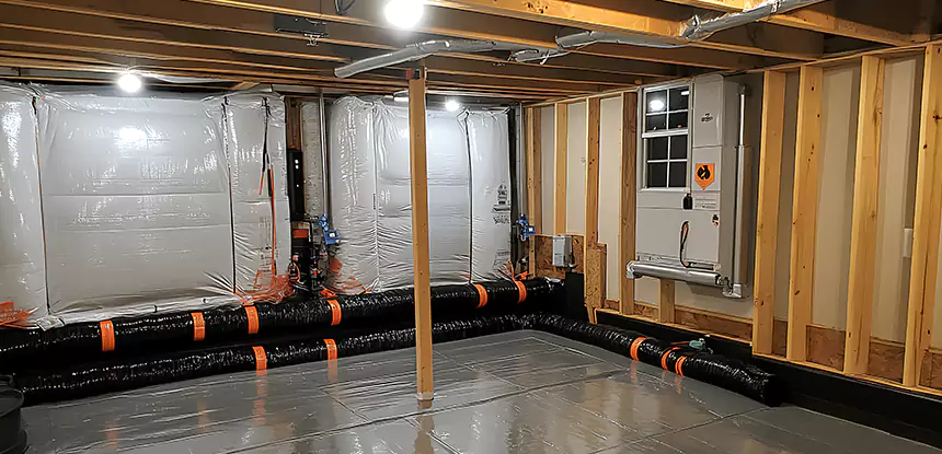 Crawl Space Humidity Control in Pine Lake