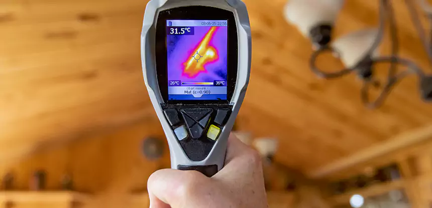 Infrared Camera Roof Leak Detection in Pine Lake