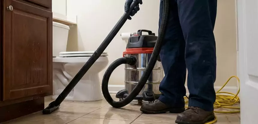 Fix Bathroom Floor Water Damage Pine Lake