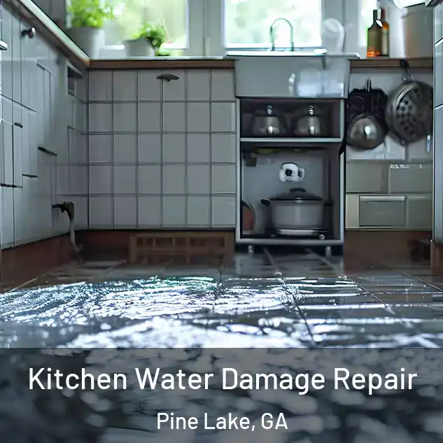  Kitchen Water Damage Repair Pine Lake, GA