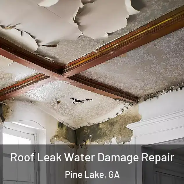  Roof Leak Water Damage Repair Pine Lake, GA