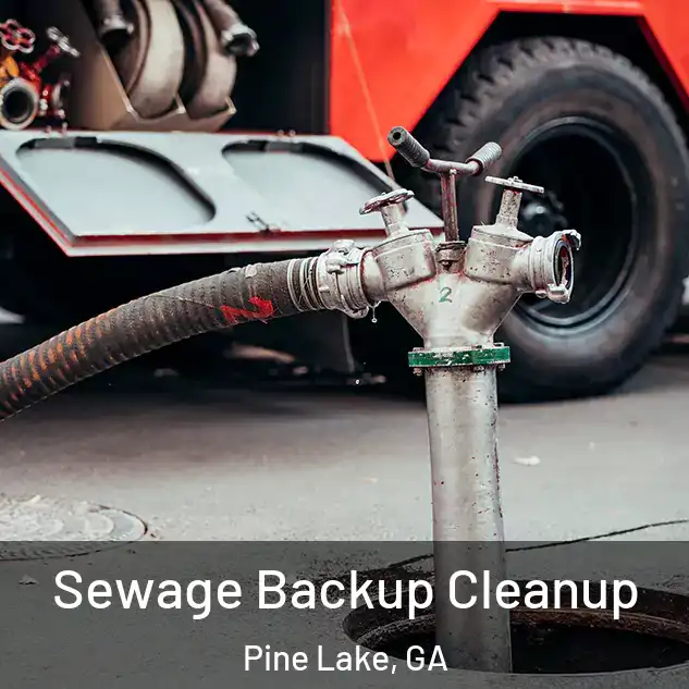  Sewage Backup Cleanup Pine Lake, GA