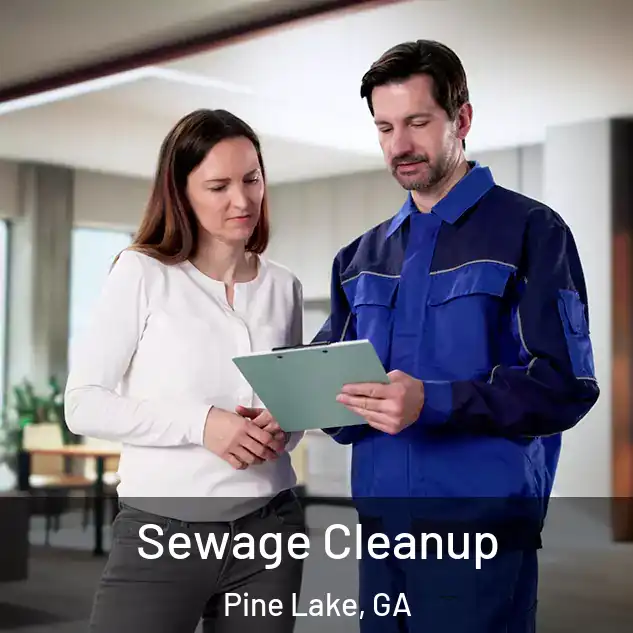  Sewage Cleanup Pine Lake, GA