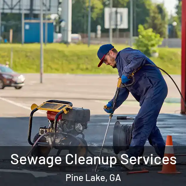  Sewage Cleanup Services Pine Lake, GA