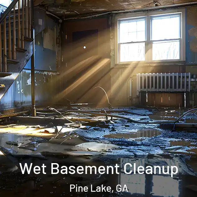  Wet Basement Cleanup Pine Lake, GA